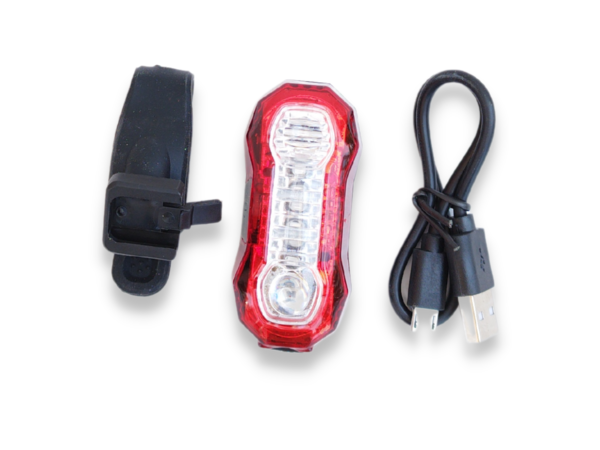 נצנץ לד אדום נטען USB - דגם C