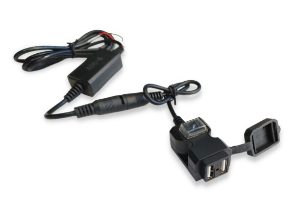 מטען USB לחשמלי 2 כניסות 9-90V