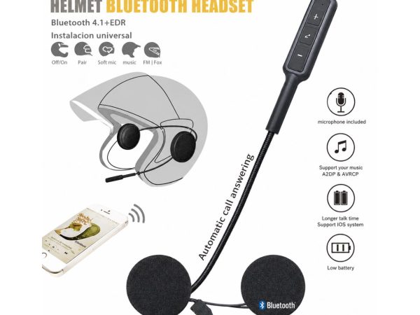 דיבורית Bluetooth לקסדה