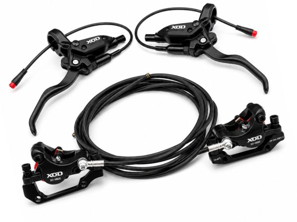 סט בלמים הידראוליים XOD H800/H880 לקורקינט ואופניים חשמליים - קדמי + אחורי